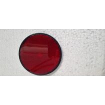 Utánfutó prizma kerek ( piros ) 80 mm