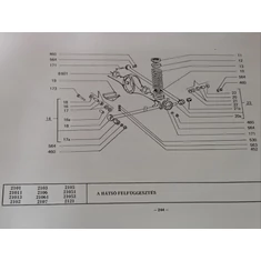 Lada 2101-2107 Hátsó felfüggesztés és alkatrészei