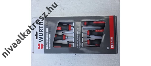 Csavarhúzó készlet üthető ( Red Stripe würth ) 6 db
