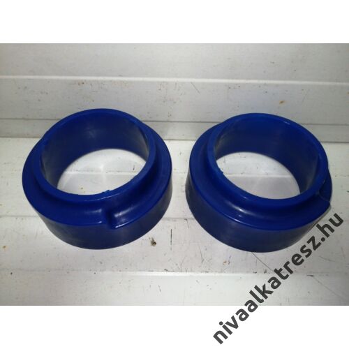 Lada Niva Első spirálrugó emelőpogácsa (pár) + 3 cm ( poliuretan ) kék