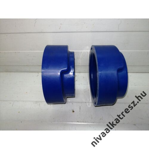 Lada Niva Hátsó spirálrugó emelőpogácsa  (pár) + 3 cm ( poliuretan ) kék